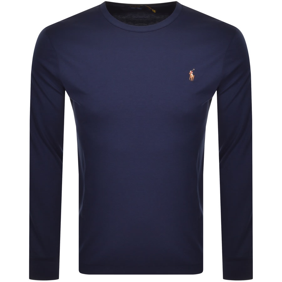 Alternative Image for ProductRalph Lauren Long Sleeved T Shirt Navy1